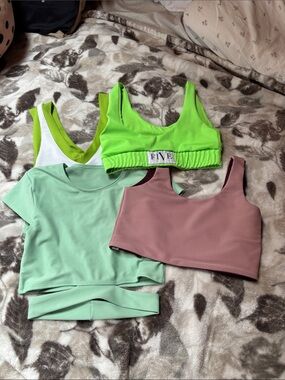 Lot of 4 FIVE Dancewear Tops